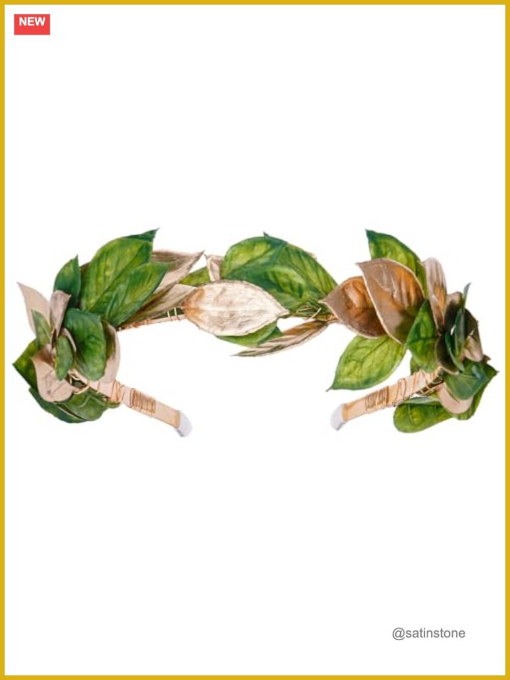 Metal Laurel Leaf Headband Greek Roman Crown